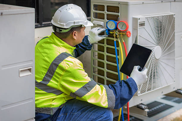 Professional Hvac Maintenance technician working in Oakboro, NC